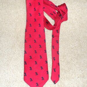 Walt Disney - Mickey Mouse red tie 100% silk